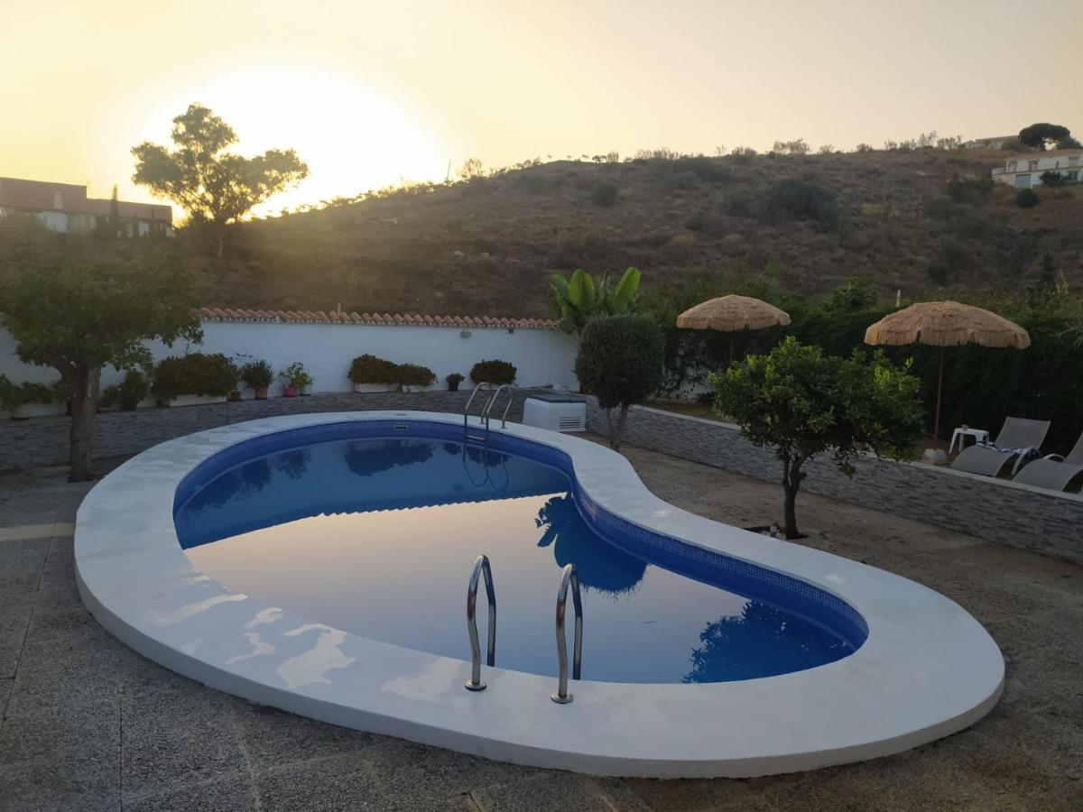 Villa Candela En Benajarafe Piscina Privada Esterno foto